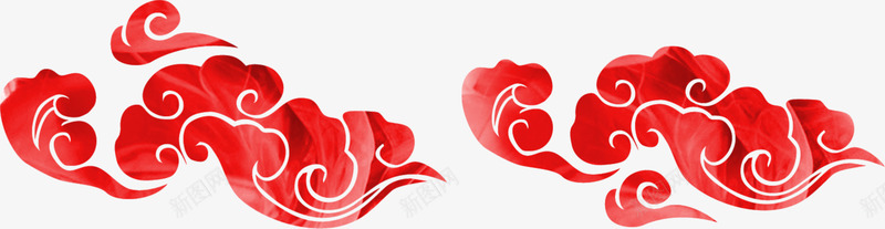 中国红祥云png免抠素材_88icon https://88icon.com 中国红祥云 中国风格元素 中国风设计 云彩 云朵 云纹 吉祥云纹 如意纹 彩色祥云 祥云 祥云花纹 红色祥云