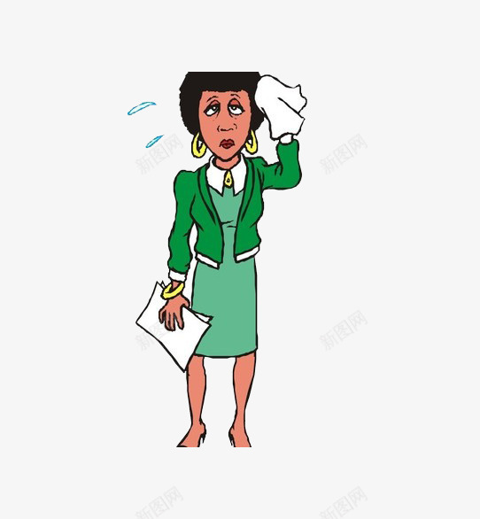 穿绿衣服擦汗的短发女士png免抠素材_88icon https://88icon.com 人物 卡通 擦汗 汗珠 短发 素材 绿色