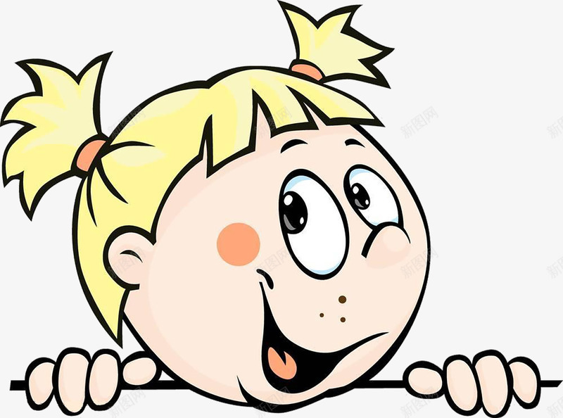 卡通半边身子偷瞄png免抠素材_88icon https://88icon.com 偷瞄 半边身子 卡通的 可爱的 手绘的 装饰 边框