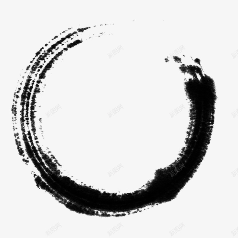 泼墨毛笔圈png免抠素材_88icon https://88icon.com 圆环泼墨 墨迹 弯曲笔触 毛笔圈 水墨 水墨免抠 水墨免抠素材 泼墨
