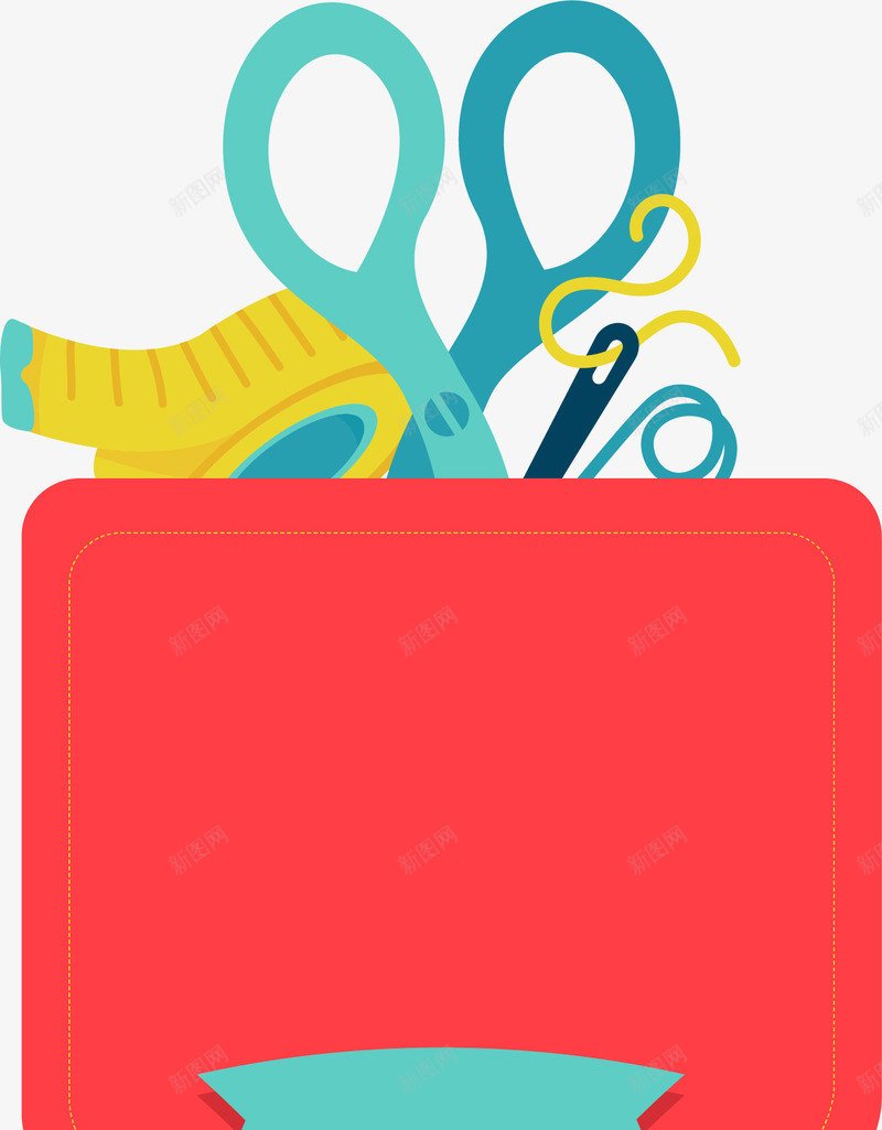 缝纫工具标题框png免抠素材_88icon https://88icon.com 文字框 标签 标题框 穿线 穿针引线 绣字 绣花针 绣花针眼 缝纫工具 缝补 针线