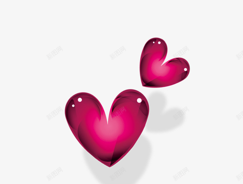 钻石心png免抠素材_88icon https://88icon.com 娱乐 浪漫 红色 钻石心