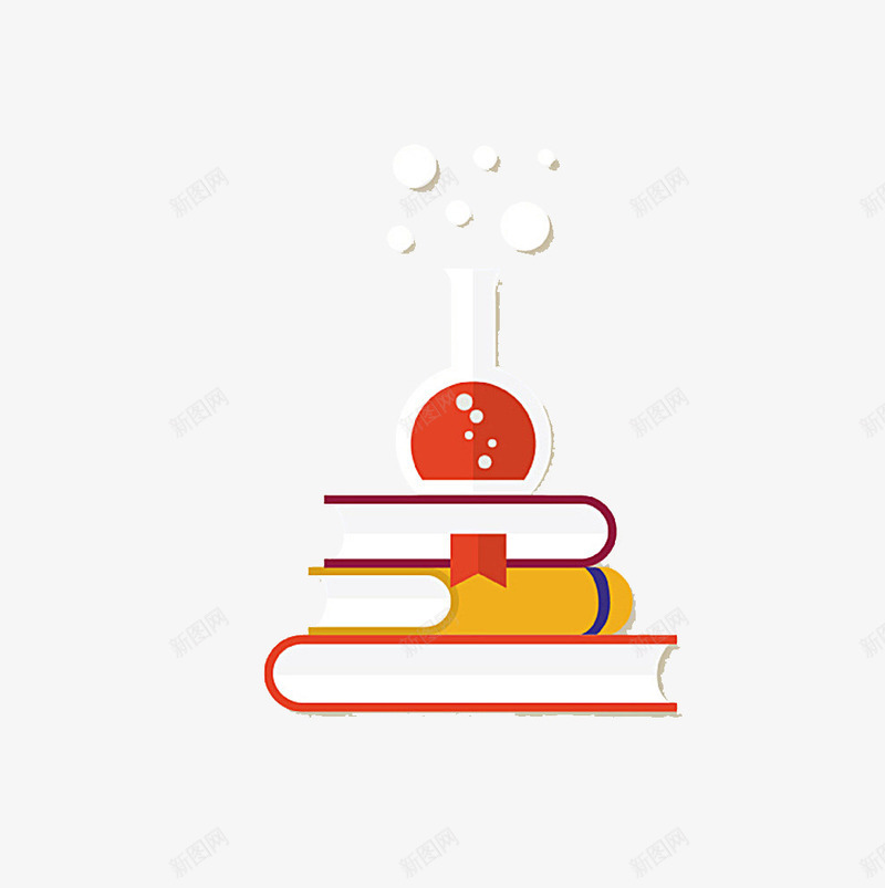 化学研究插画png免抠素材_88icon https://88icon.com 书本 化学 化学器材 化学研究 研究