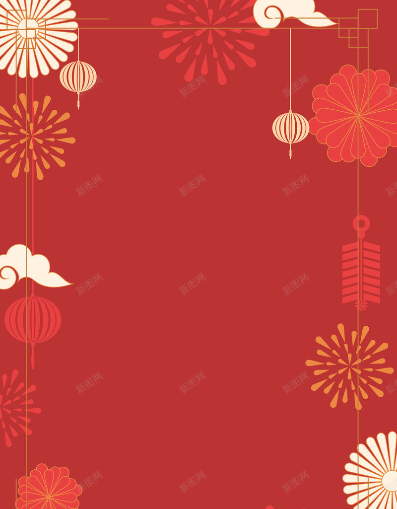 春节背景气氛节日海报psd设计背景_88icon https://88icon.com 挥春 春节 气氛 海报 背景 节日