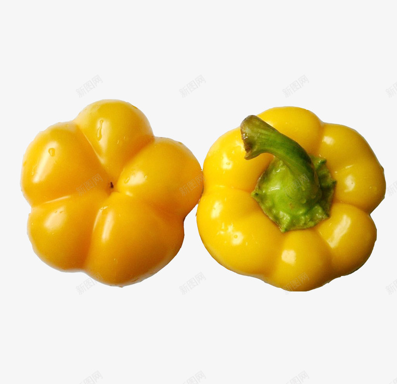 实物黄色甜椒png免抠素材_88icon https://88icon.com 五彩椒 圆椒 太空椒 太空辣椒 甜椒 甜辣椒 黄椒 黄色 黄色甜椒 黄色辣椒