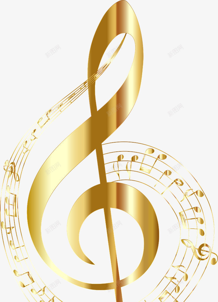金光闪闪的音符png免抠素材_88icon https://88icon.com 二分音符 五线谱 彩绘音符 符号 节奏 音乐 高音符