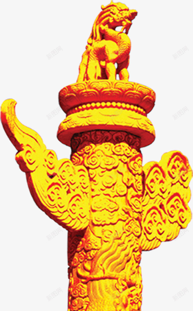 荣耀守卫金狮华表国庆png免抠素材_88icon https://88icon.com 华表 国庆 守卫 荣耀