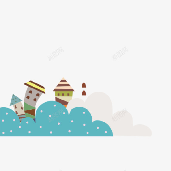 欢乐六一飞翔儿童用品海报太阳画笔房子png免抠素材_88icon https://88icon.com 儿童节 元素 六一 插画