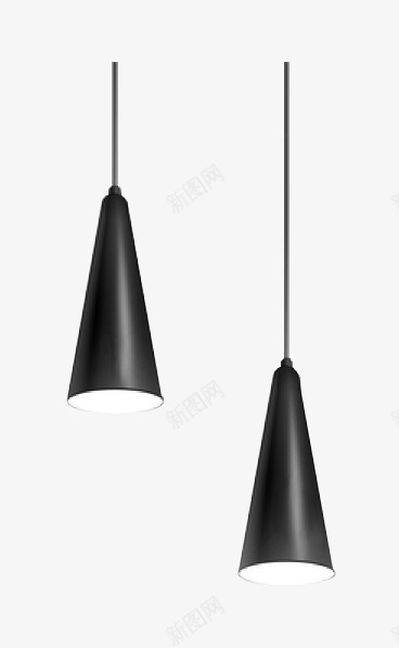 吊灯锥体灯png免抠素材_88icon https://88icon.com 吊灯 室内装饰灯 矢量灯 背景灯