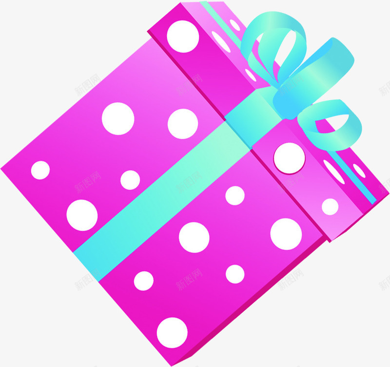 蓝色礼物盒子卡通盒子png免抠素材_88icon https://88icon.com 卡通 盒子 礼物 蓝色