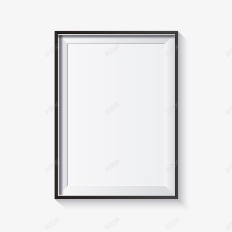 简约欧式画框png免抠素材_88icon https://88icon.com 暗黑边框 画框 简约 边框 黑色