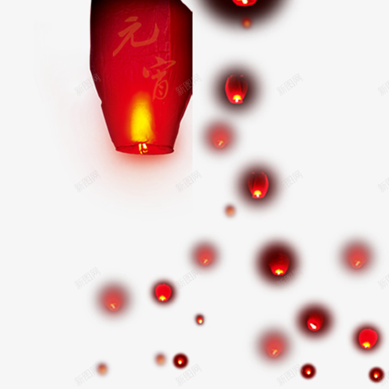 元宵节灯笼png免抠素材_88icon https://88icon.com 元宵节元素 元宵节素材 天灯 平安灯 春节 节日素材 闹元宵