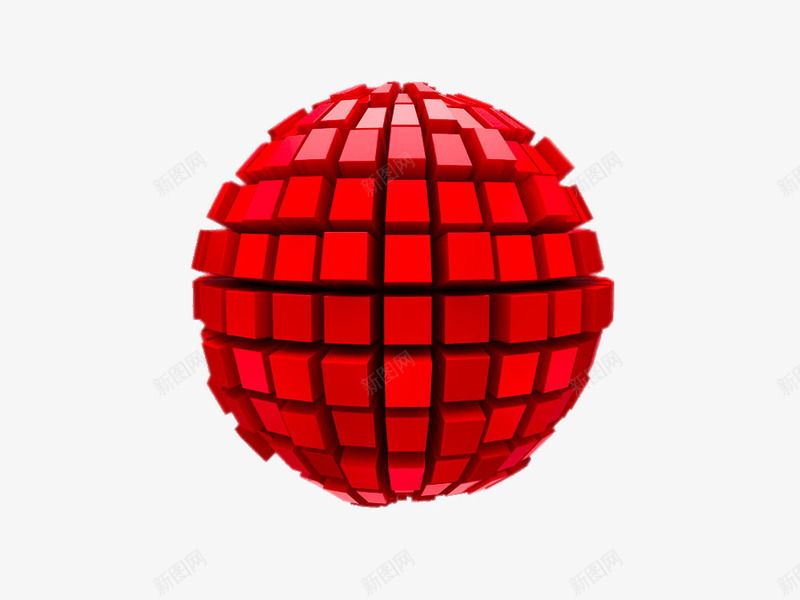 红色立体大球png免抠素材_88icon https://88icon.com png图片素材 免费png元素 球体 科技 立体球 装饰素材 高清免费png素材