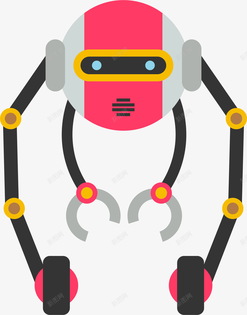 卡通人工智能插画装饰png免抠素材_88icon https://88icon.com 人工智能 人工智能机器人 外太空 未来科幻 未来科技 科幻