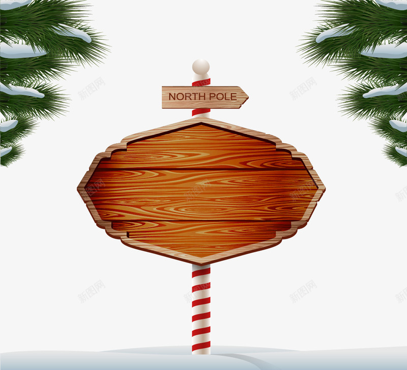 雪地上的指路牌png免抠素材_88icon https://88icon.com 广告牌 指示牌 木质 条纹 矢量素材 路标 路牌 雪地