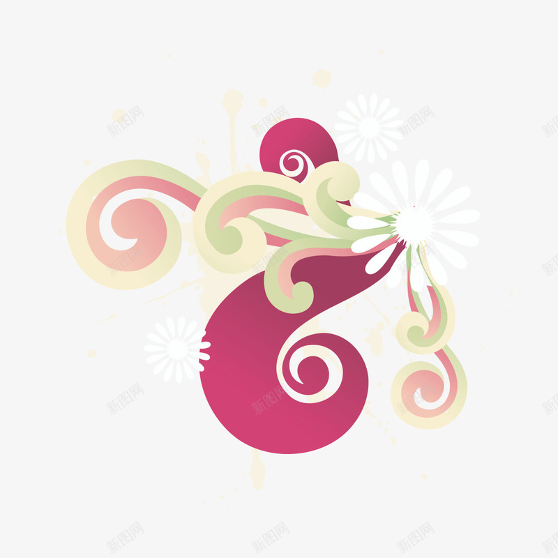 绚丽夸张的图案png免抠素材_88icon https://88icon.com 图案 夸张 红色 绚丽