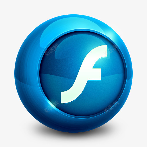 flash宝蓝色圆形立体播放器png免抠素材_88icon https://88icon.com flash 其他 圆形 宝蓝色 按钮 播放器 立体