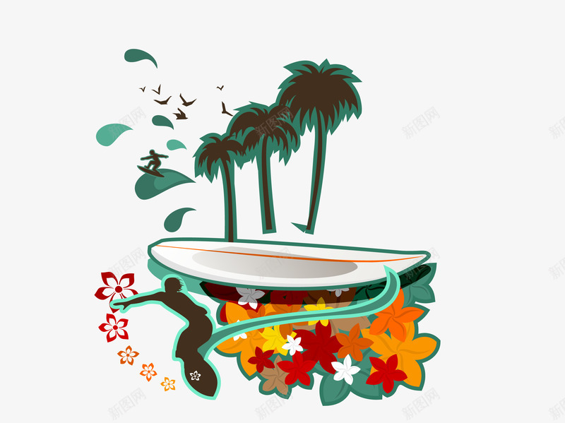 夏季海滨旅游主题png免抠素材_88icon https://88icon.com 夏季海滨旅游主题 夏季海滨旅游海边元素 夏日海滩矢量图 沙滩元素免费png下载