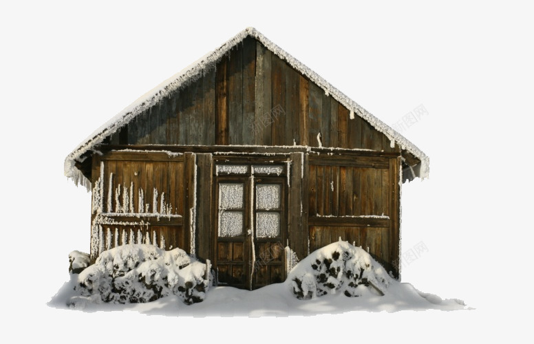 门前的积雪png免抠素材_88icon https://88icon.com PNG图形 房子 房屋 积雪 装饰
