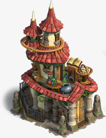 红色房子游戏卡通装饰png免抠素材_88icon https://88icon.com 卡通 房子 游戏 红色 装饰