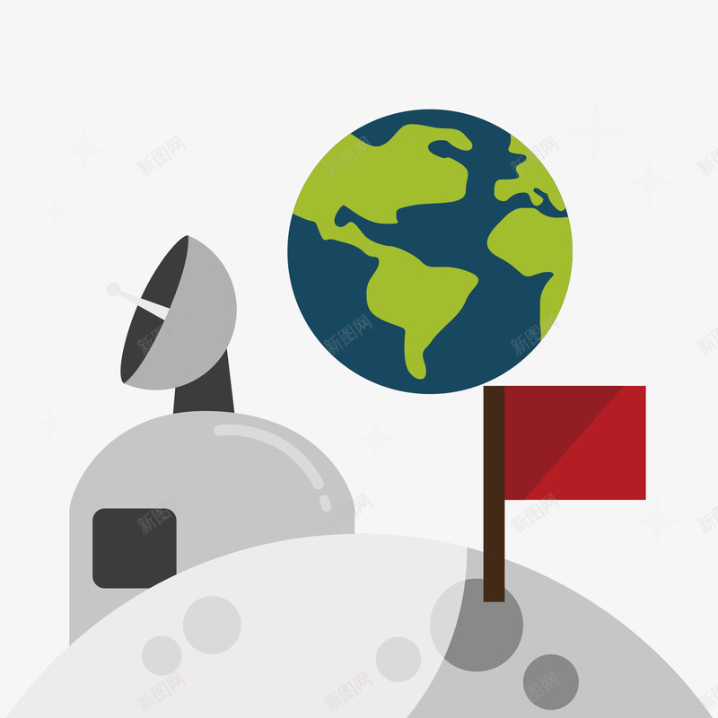 卡通手绘月球天文望远镜矢量图ai免抠素材_88icon https://88icon.com 卡通天文望远镜 卡通太空舱 卡通手绘月球天文望远镜 卡通航天器 手绘月球 手绘航空航天 矢量图 载人航天器 载人航天飞船