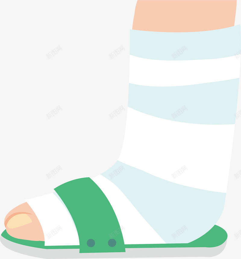 受伤的脚png免抠素材_88icon https://88icon.com 受伤 生物医药 绷带 脚痛