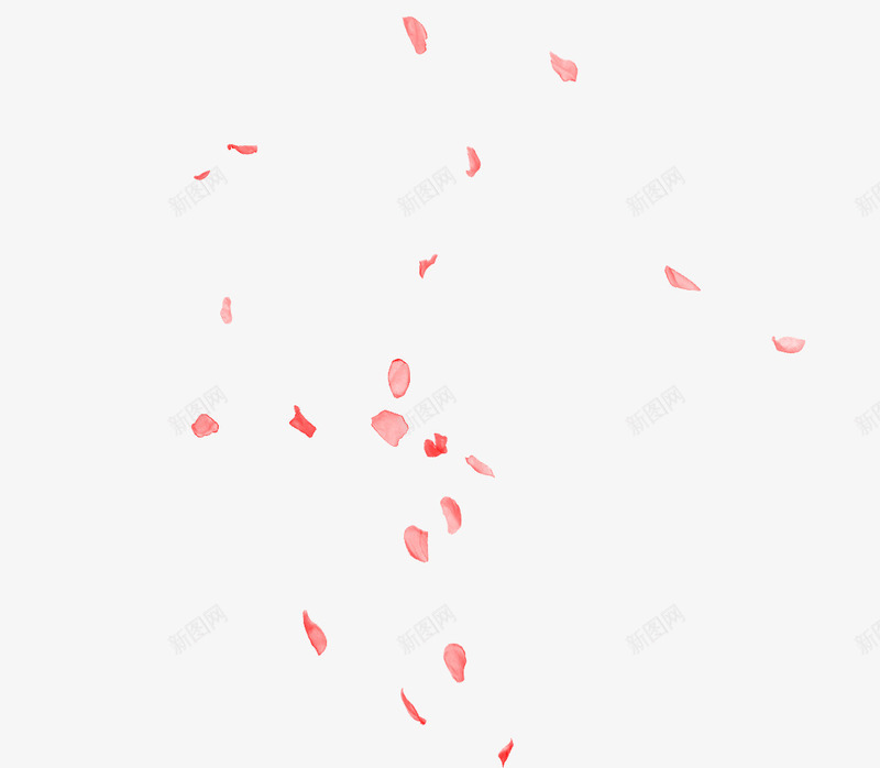 玫瑰花瓣png免抠素材_88icon https://88icon.com 漂浮 粉色 花瓣 衬托
