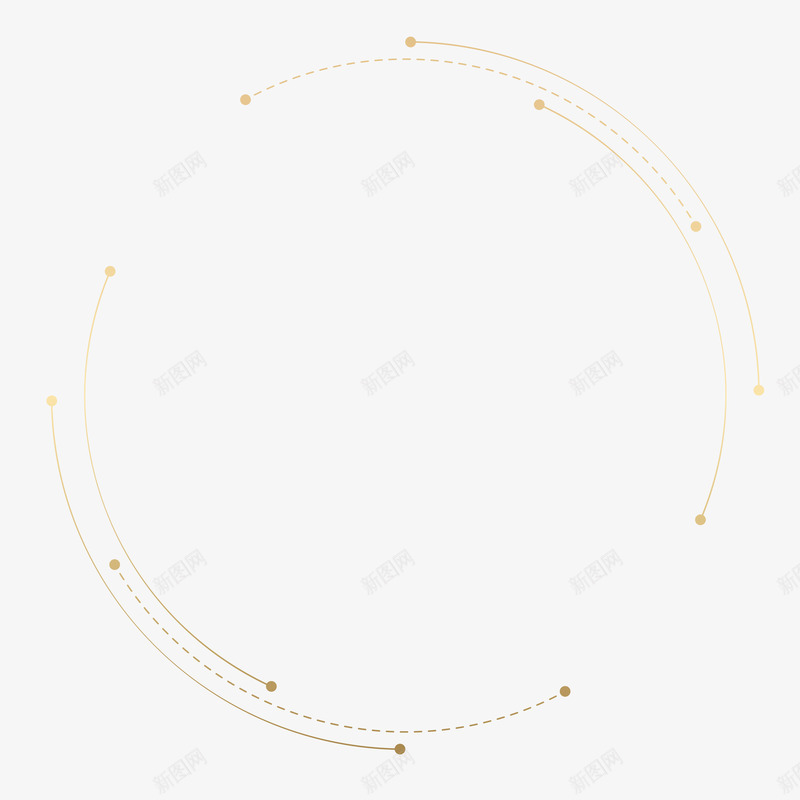 线性圆形边框矢量图ai免抠素材_88icon https://88icon.com 彩色底纹 扁平化 矢量图案 简约装饰 线性边框 虚线 矢量图