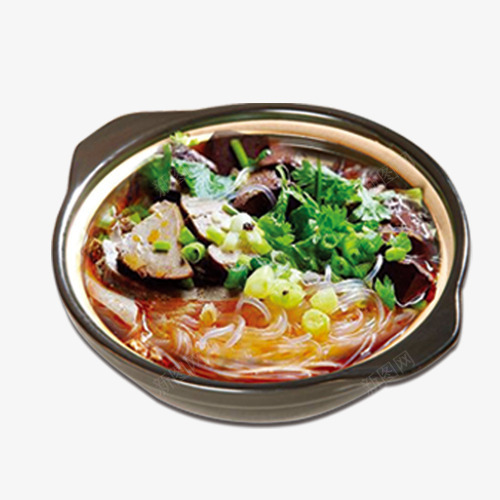 砂锅苕粉png免抠素材_88icon https://88icon.com 四川小吃 特色 粉丝 苕粉 葱花 蘑菇 血肠 麻辣