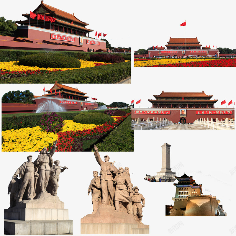 天安门png免抠素材_88icon https://88icon.com 塑像 天安门 抠好的天安门图片 雕像