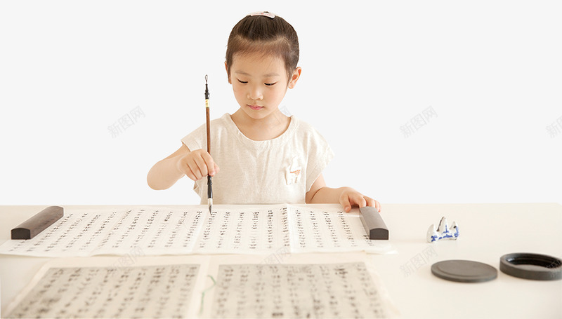 书法小女孩练习书法png免抠素材_88icon https://88icon.com 书法 墨字 小女孩练习 毛笔 毛笔字