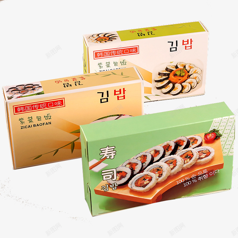 三种寿司盒包装png免抠素材_88icon https://88icon.com 一次性打包饭盒 便当盒 外卖一次性餐盒 寿司盒 寿司纸盒 快餐盒 牛皮纸沙拉盒