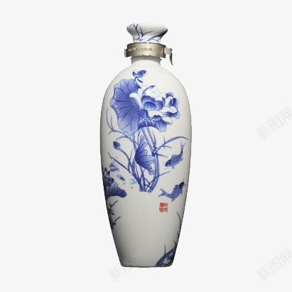 泸州老窖荷塘月色png免抠素材_88icon https://88icon.com 产品实物 永盛烧坊 泸州老窖 白酒 荷塘月色