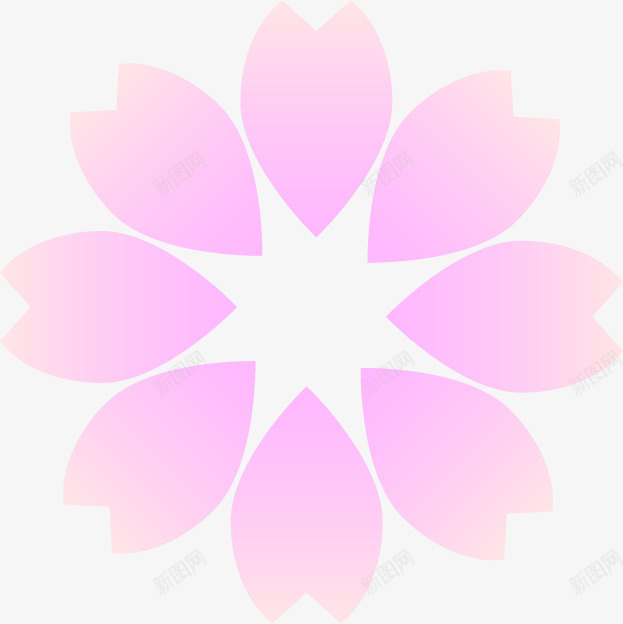 小清新梅花小花朵png免抠素材_88icon https://88icon.com 梅花 渐变 漂浮 花瓣