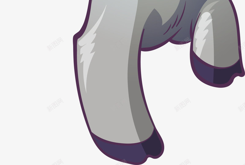 灰色卡通山羊png免抠素材_88icon https://88icon.com 动物园 卡通动物 家禽 灰色山羊 简约动物 装饰图案