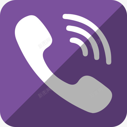 社会阴影圆角矩形png免抠素材_88icon https://88icon.com Viber