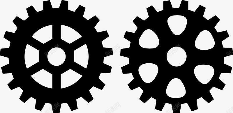两个齿轮png免抠素材_88icon https://88icon.com 两个 机械 金属 铰接 链条 齿轮 齿轮链条