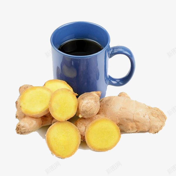 生姜和姜茶png免抠素材_88icon https://88icon.com 块茎 姜 姜茶 实物 杯子 玻璃杯 生姜切片 生姜大蒜 芳香 褐色 调味品 调料 辛辣 饮料