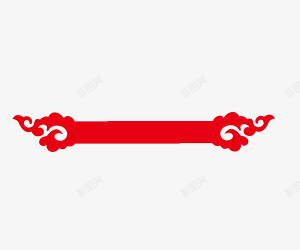 标题背景png免抠素材_88icon https://88icon.com 中国风 标题 祥云 背景