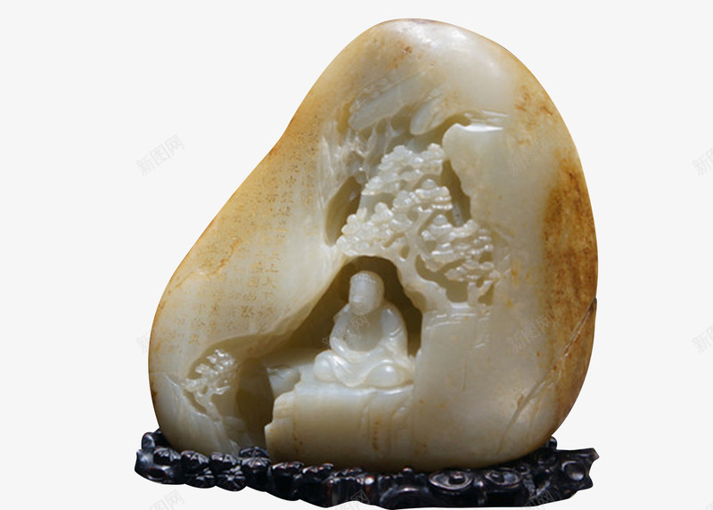 清乾隆白玉雕御制古佛像赞山子png免抠素材_88icon https://88icon.com 乾隆白玉雕 古玉 御制古佛像 文物 清 玉器 玉石 赞山子 雕刻