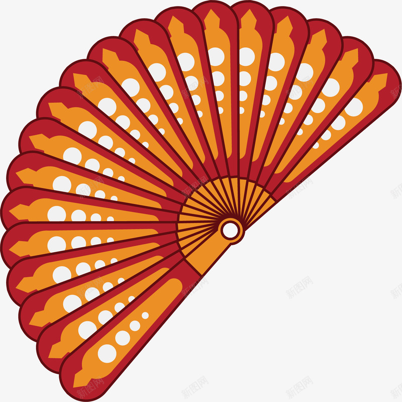 卡通扇子矢量图ai免抠素材_88icon https://88icon.com PNG图 PNG图下载 创意卡通 卡通 卡通插图 广场舞扇子 扇子 折扇 插图 矢量图