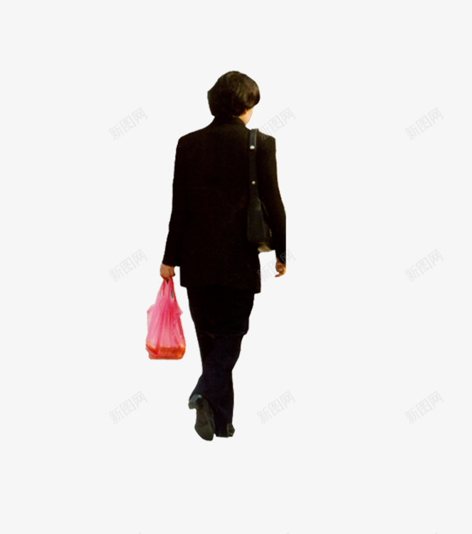 人背影png免抠素材_88icon https://88icon.com 人 人物 背影 行走 黑衣