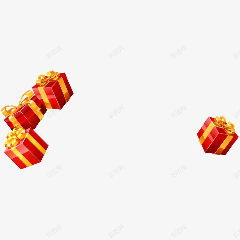 红色喜庆礼包png免抠素材_88icon https://88icon.com 喜庆 图案 礼包 红色 节日 装饰