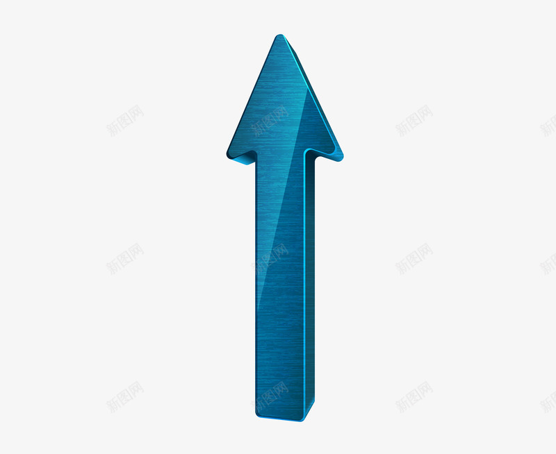 蓝色质感箭头矢量图ai免抠素材_88icon https://88icon.com PNG平台 上方 点击 点击上方 矢量素材 箭头 蓝色 质感 矢量图