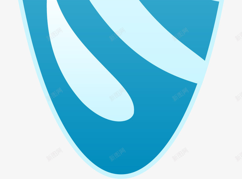 波浪样式的天蓝色冲浪板矢量图eps免抠素材_88icon https://88icon.com 冲浪专用 划桨板 扁平冲浪板 板子 水上滑板 波浪样式 浅色冲浪板 滑板姿势 矢量冲浪板 矢量图