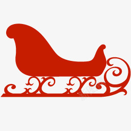 圣诞节雪橇红色的SmashingChristmaspng免抠素材_88icon https://88icon.com Christmas Sledge red 圣诞节 红色的 雪橇