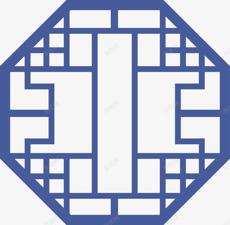 蓝色中式窗纹图案png免抠素材_88icon https://88icon.com 中式窗框 中式窗纹 剪纸 古代窗纹 古窗格 福剪纸 窗格 窗棱 窗纹 窗花 窗花图案 蓝色 金太阳 门窗 门窗剪纸