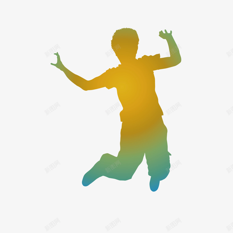 男孩跳远矢量图eps免抠素材_88icon https://88icon.com 图案 男孩 跳远 矢量图