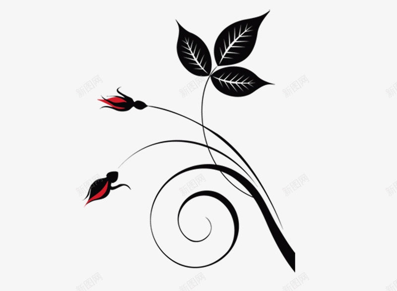 线条式花叶子花藤剪影图案png免抠素材_88icon https://88icon.com am 剪影 叶子 图案 复古黑白背景图 植物 简约 线条 花 花卉 花叶 花叶剪影背景图 花朵 花藤 藤蔓黑白 装饰花朵 黑白花藤