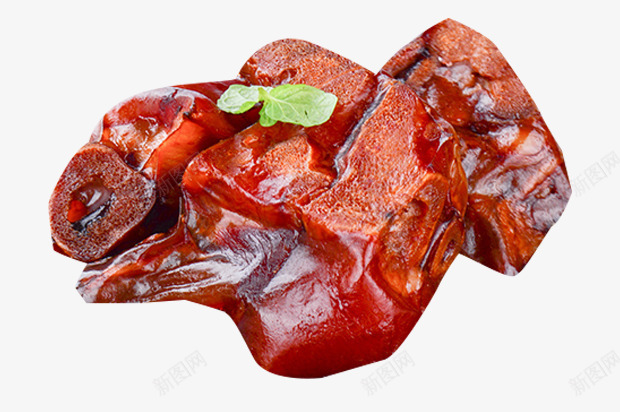酱香猪脚猪肘png免抠素材_88icon https://88icon.com 卤味食材 猪腿肉 酱猪蹄